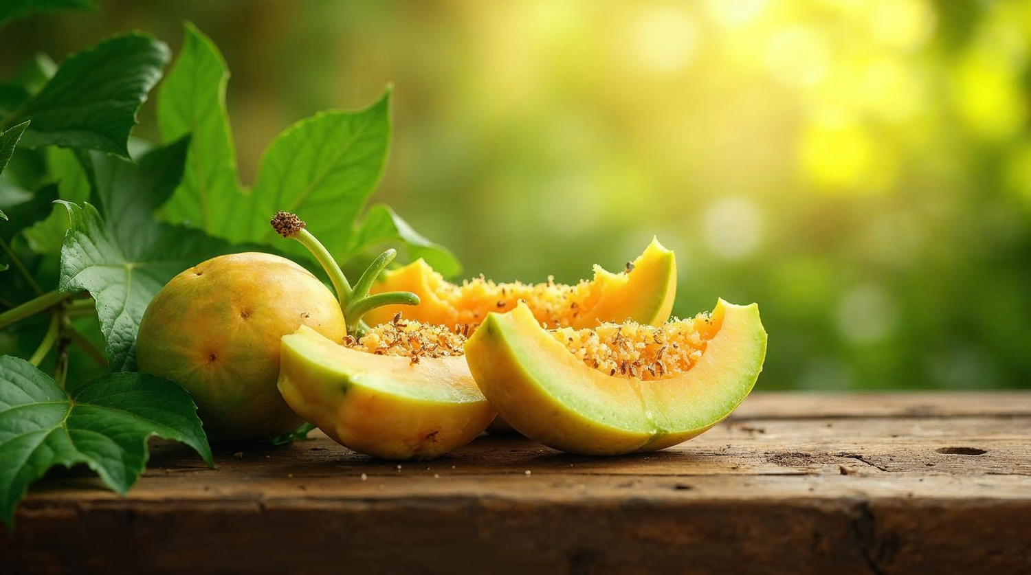 Bittermelone: Das tropische Gemüse mit bemerkenswertem Bitterstoffprofil – KI-generiertes Bild (KI)