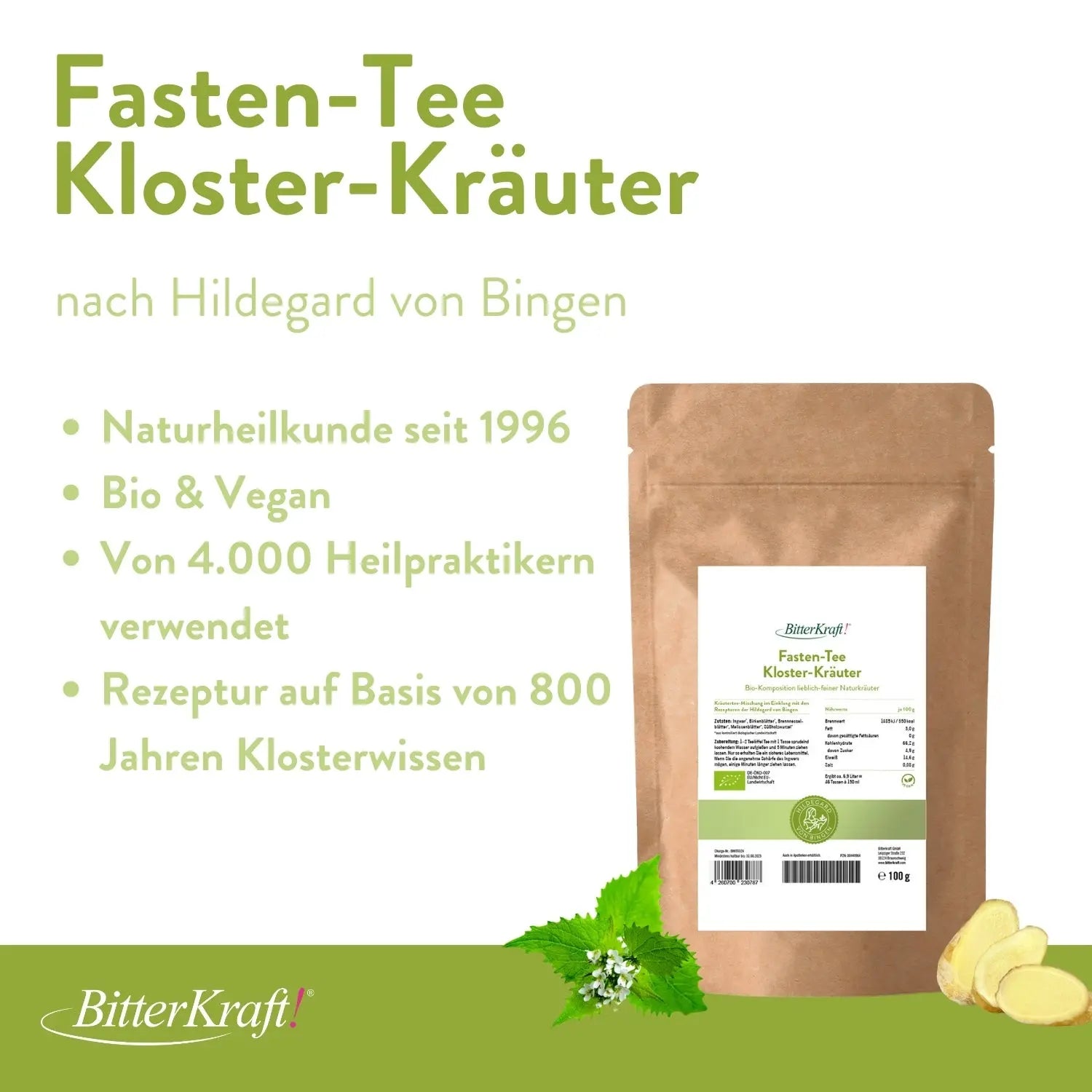 Fasten-Tee Kloster-Kräuter Bitterkraft GmbH - Bitterkraft