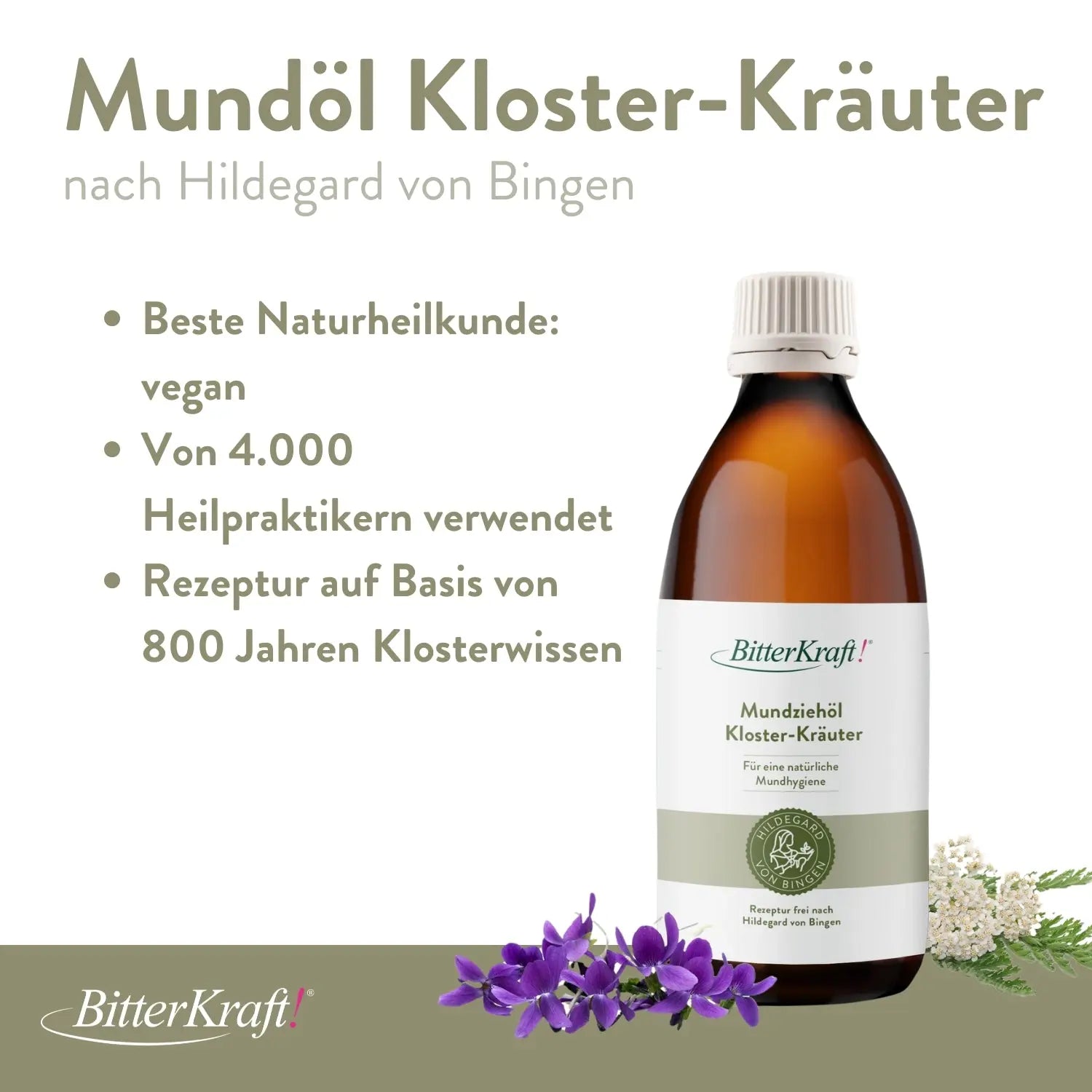 Mundziehöl Kloster-Kräuter 200ml Bitterkraft GmbH - Bitterkraft