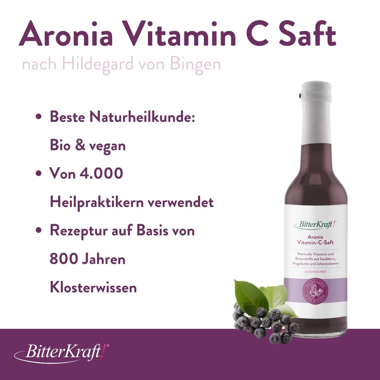 Aronia Vitamin-C-Saft (BIO) 350ml
