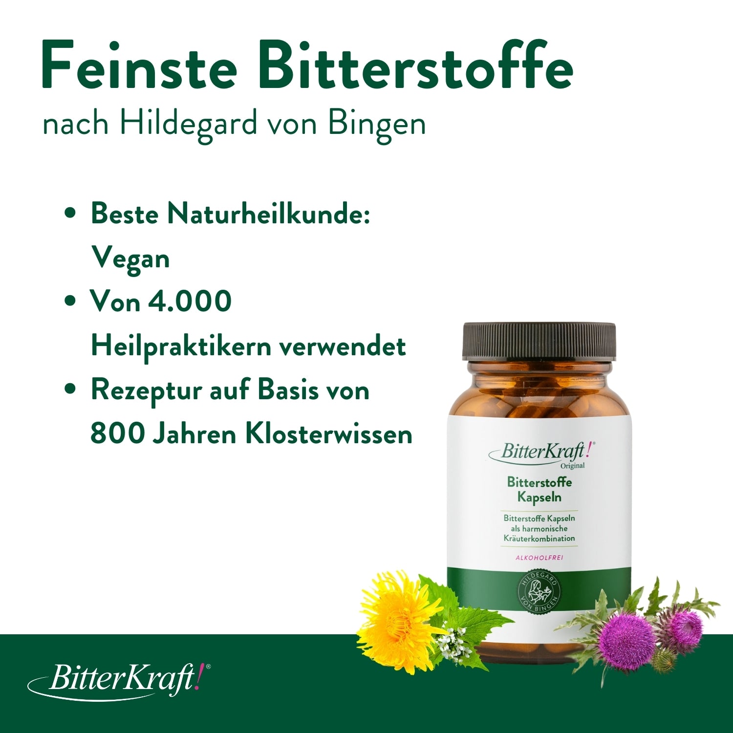 BitterKraft! Bitterstoffe Kapseln