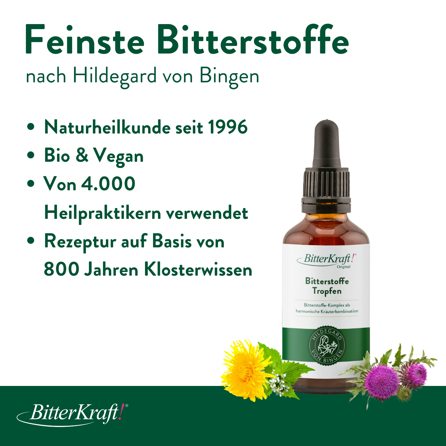 BitterKraft! Original Tropfen (BIO) 50ml mit Pipette