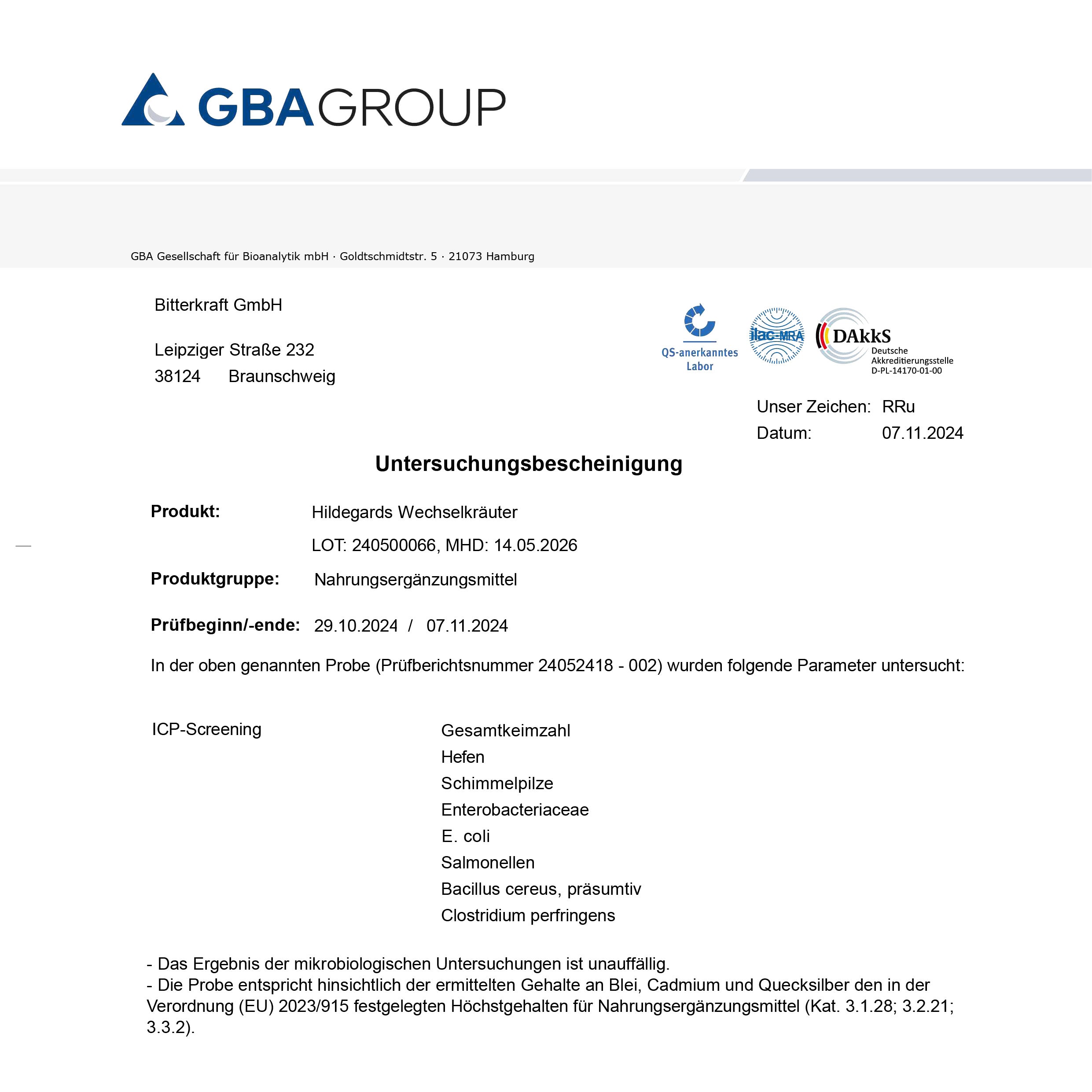 Hildegards Wechsel-Kräuter