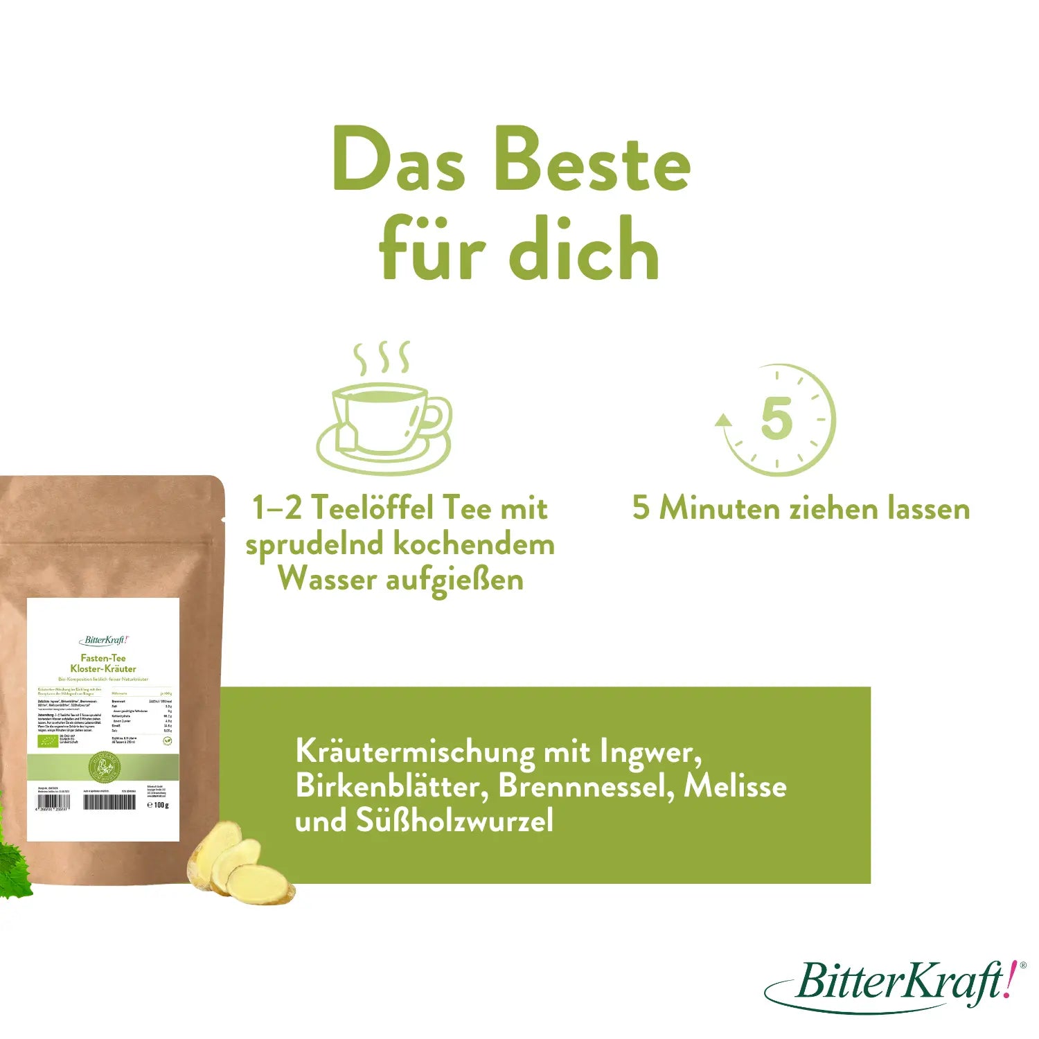 Fasten-Tee Kloster-Kräuter Bitterkraft GmbH - Bitterkraft
