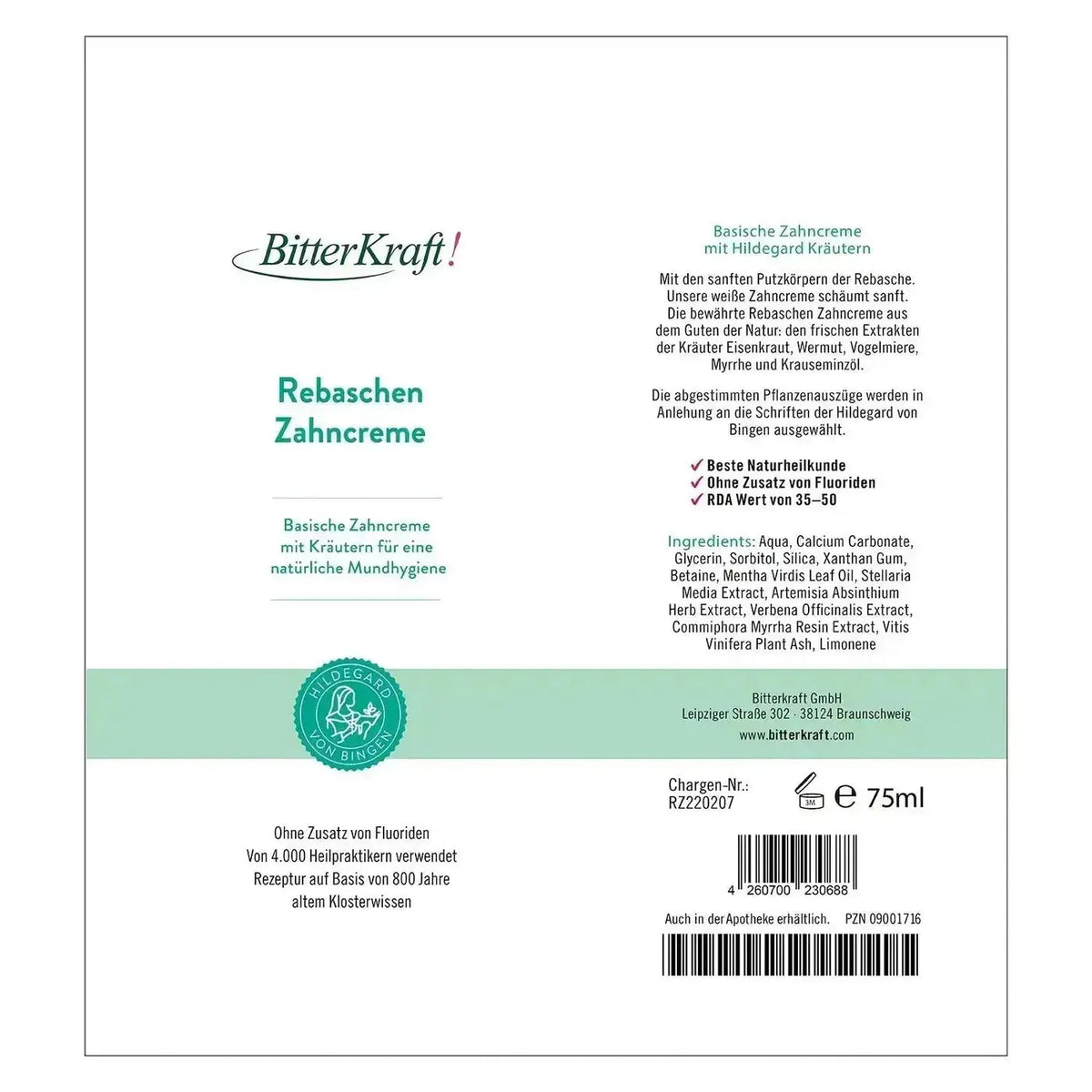 Rebaschen-Zahncreme Geburtstagspaket