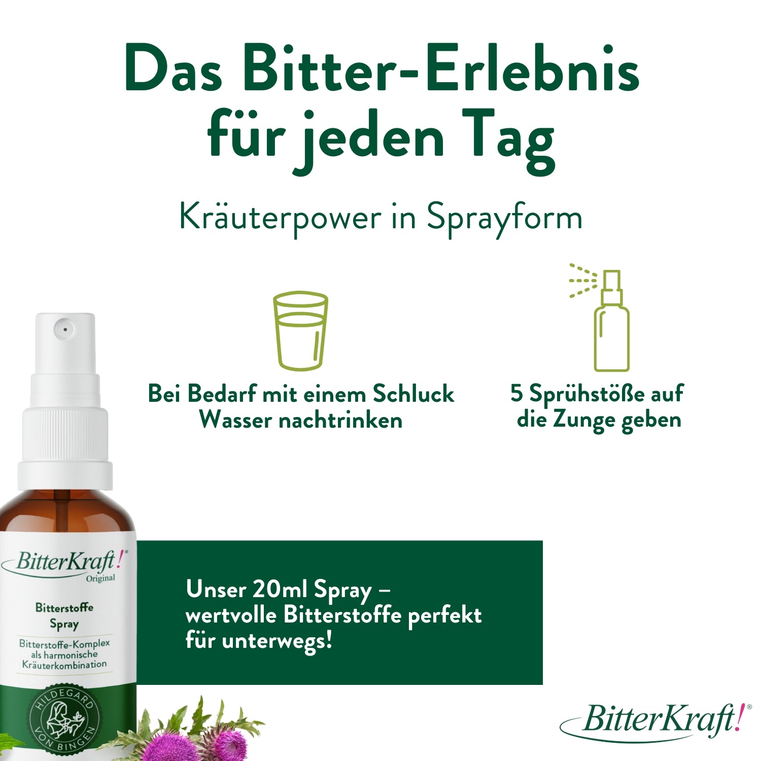 BitterKraft! Original Spray (BIO) 20ml (Geschenk)