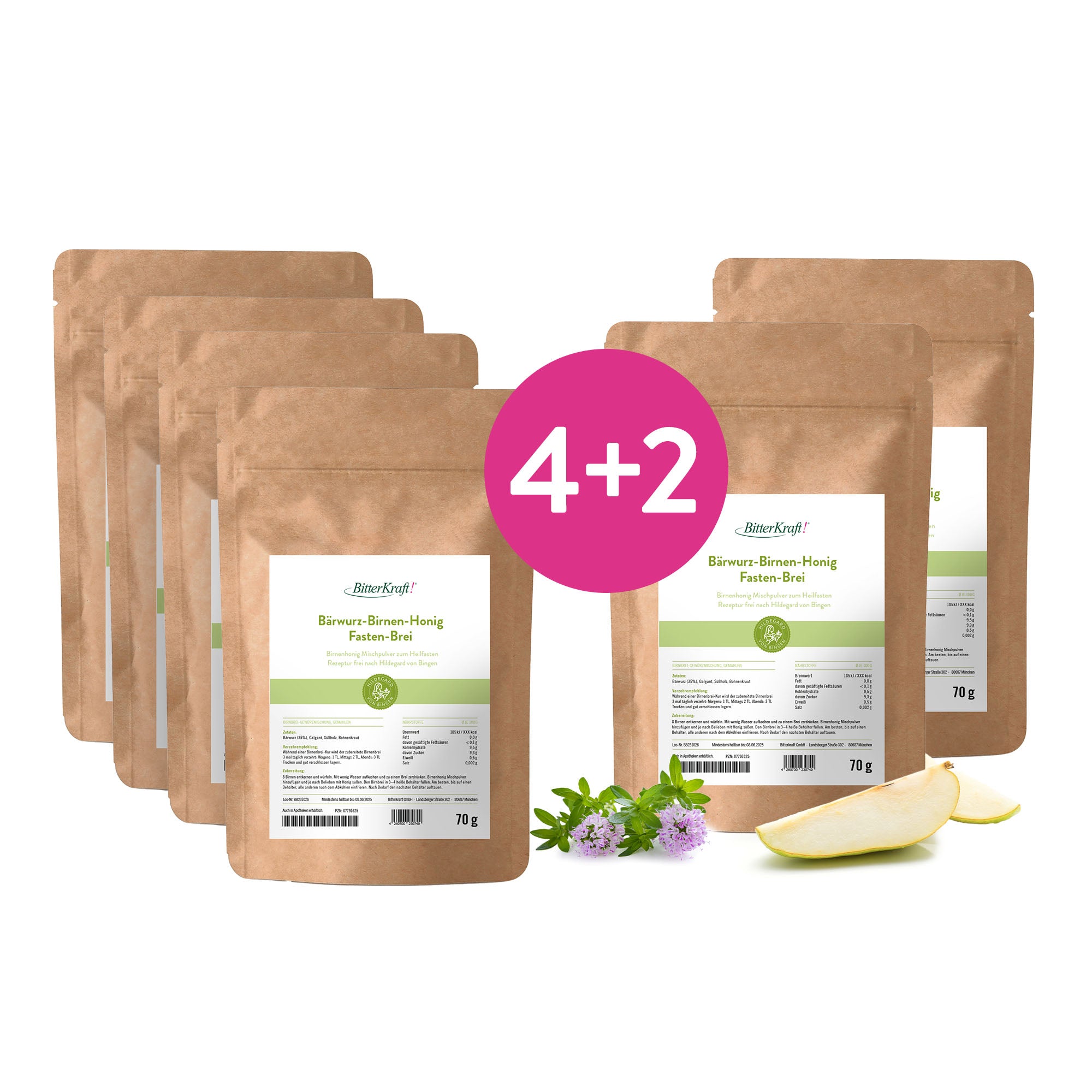 Bärwurz Birnenhonig Mischpulver