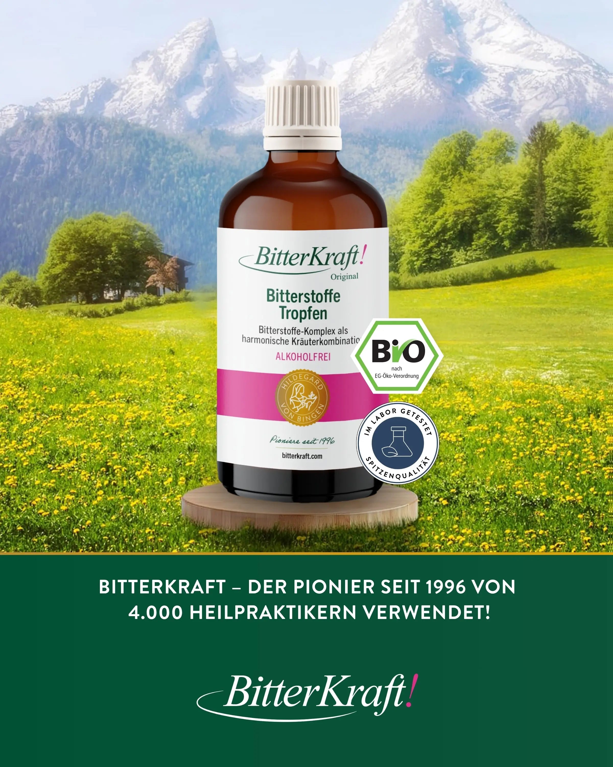 BitterKraft! Original Alkoholfrei (BIO) 100ml + Gratis Spray