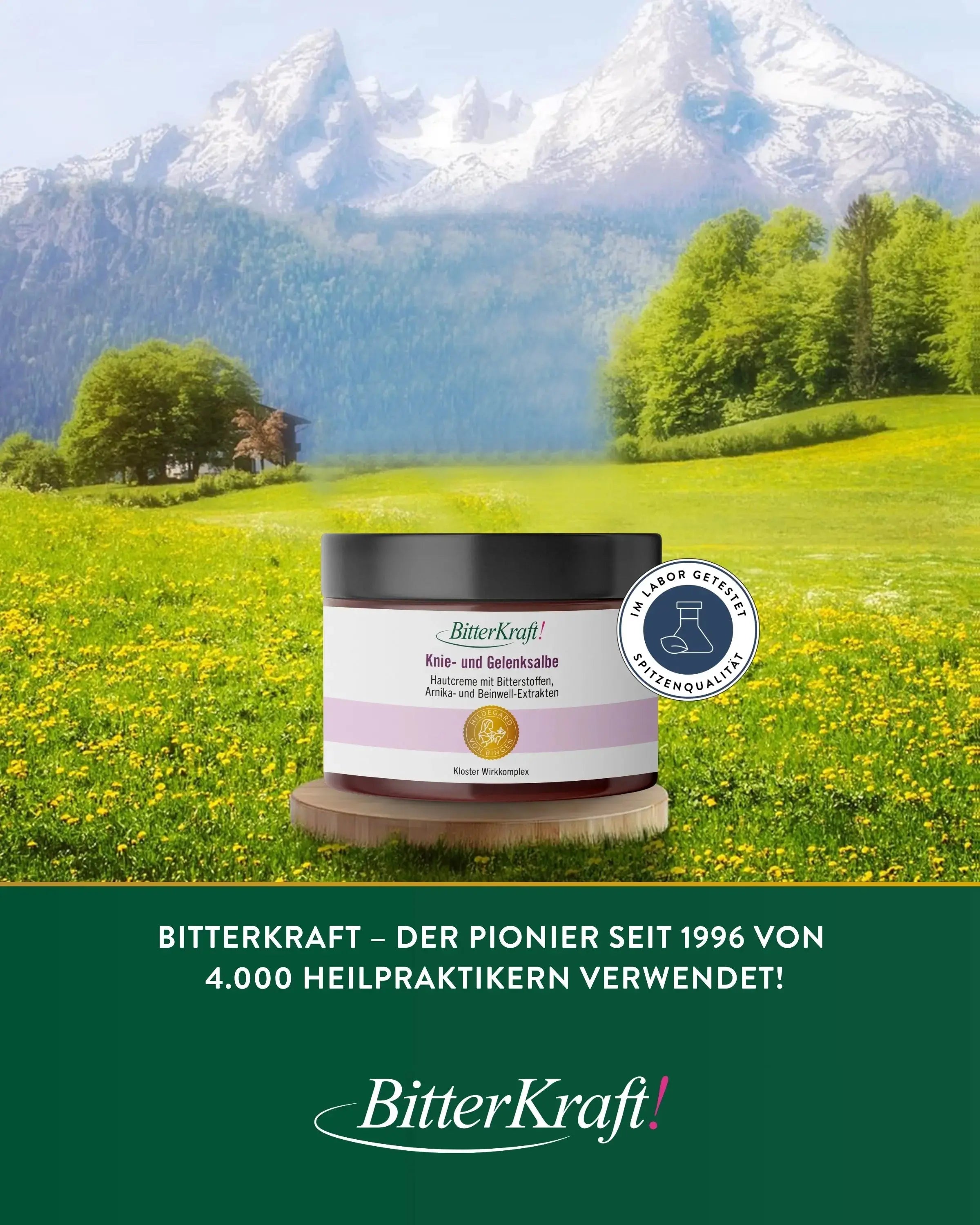 Knie- und Gelenksalbe Hildegard von Bingen Bitterkraft GmbH - Bitterkraft