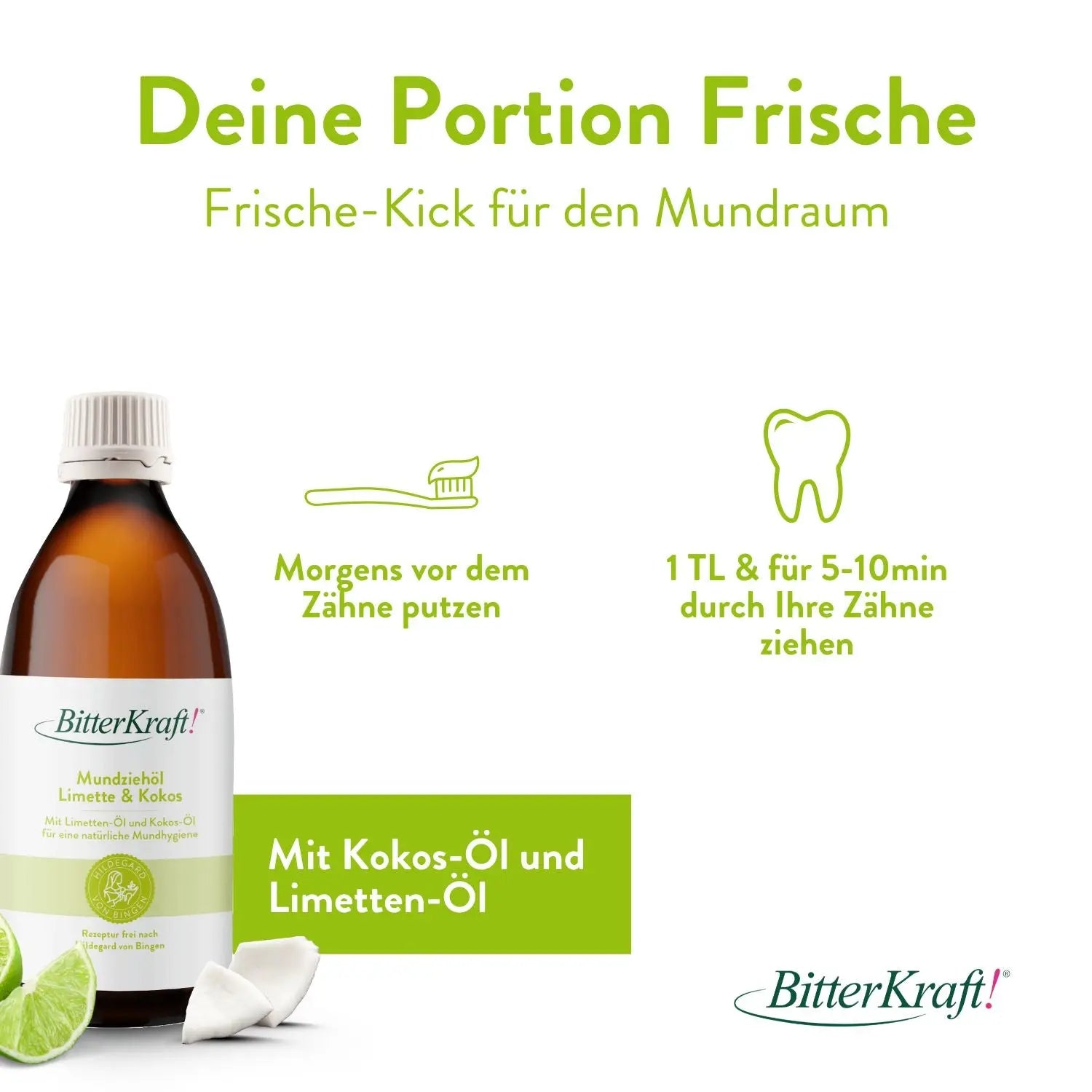 Mundziehöl Limette & Kokos 250ml