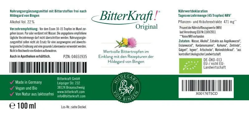 BitterKraft! Original Tropfen (BIO) 100ml Bitterkraft GmbH - Bitterkraft