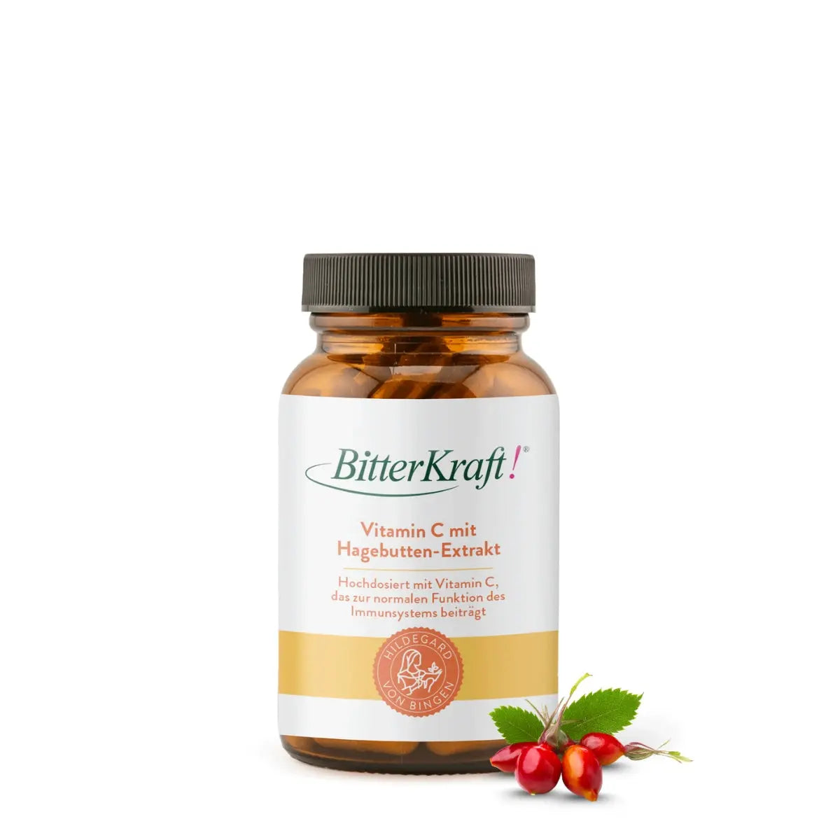 Bitterkraft! Vitamin C mit Hagebutten-Extrakt