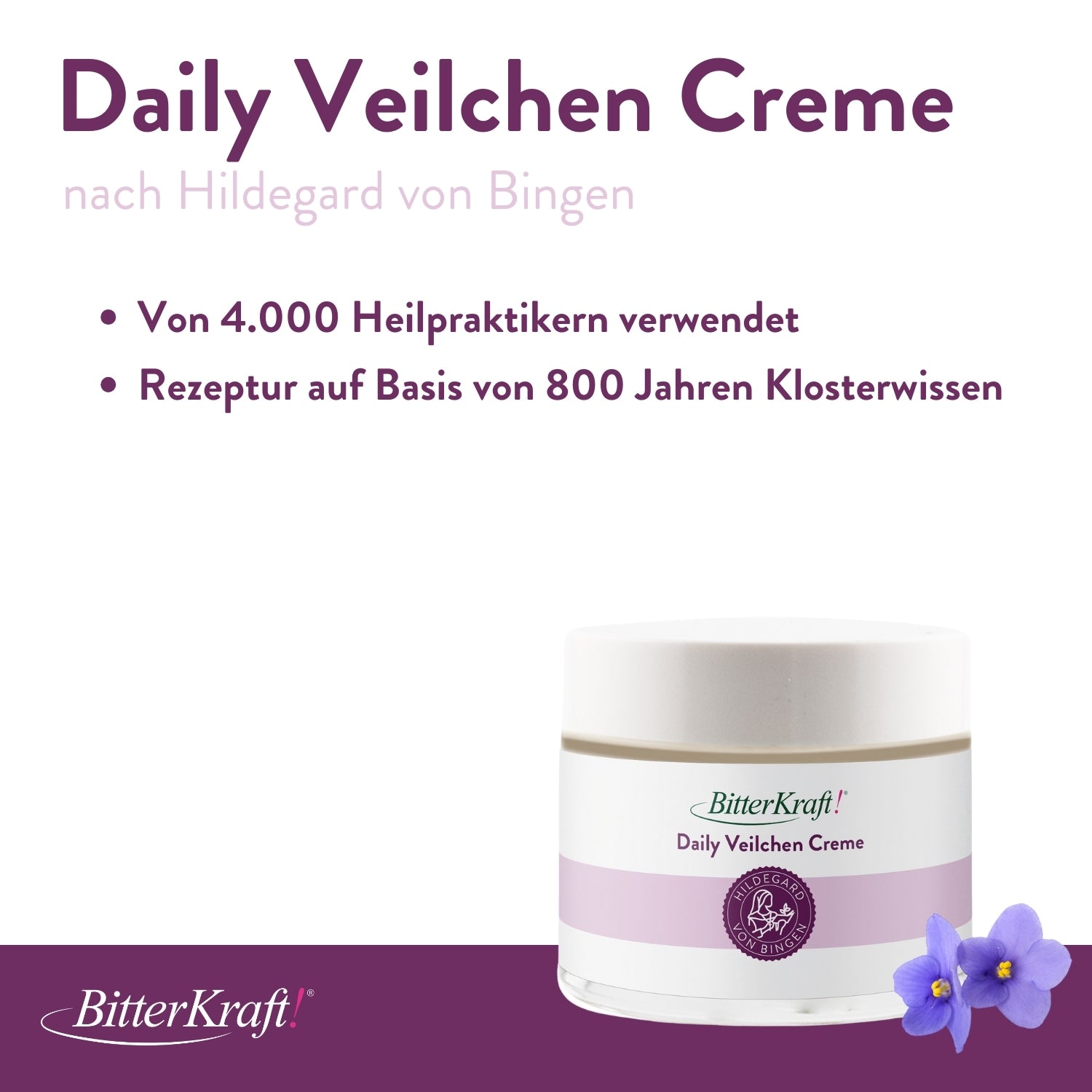 Veilchen Creme Hildegard von Bingen 50 ml