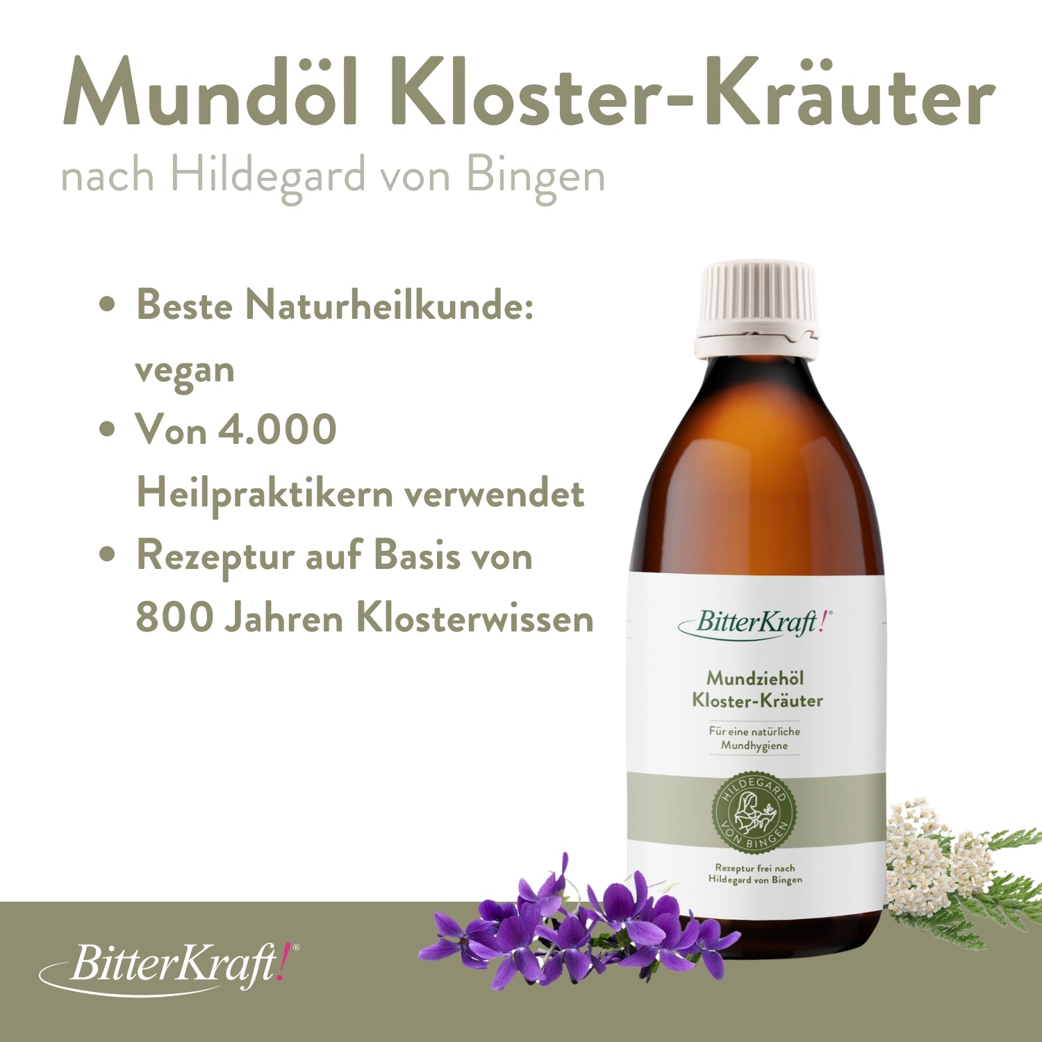 Mundziehöl Kloster-Kräuter nach Hildegard von Bingen 200 ml