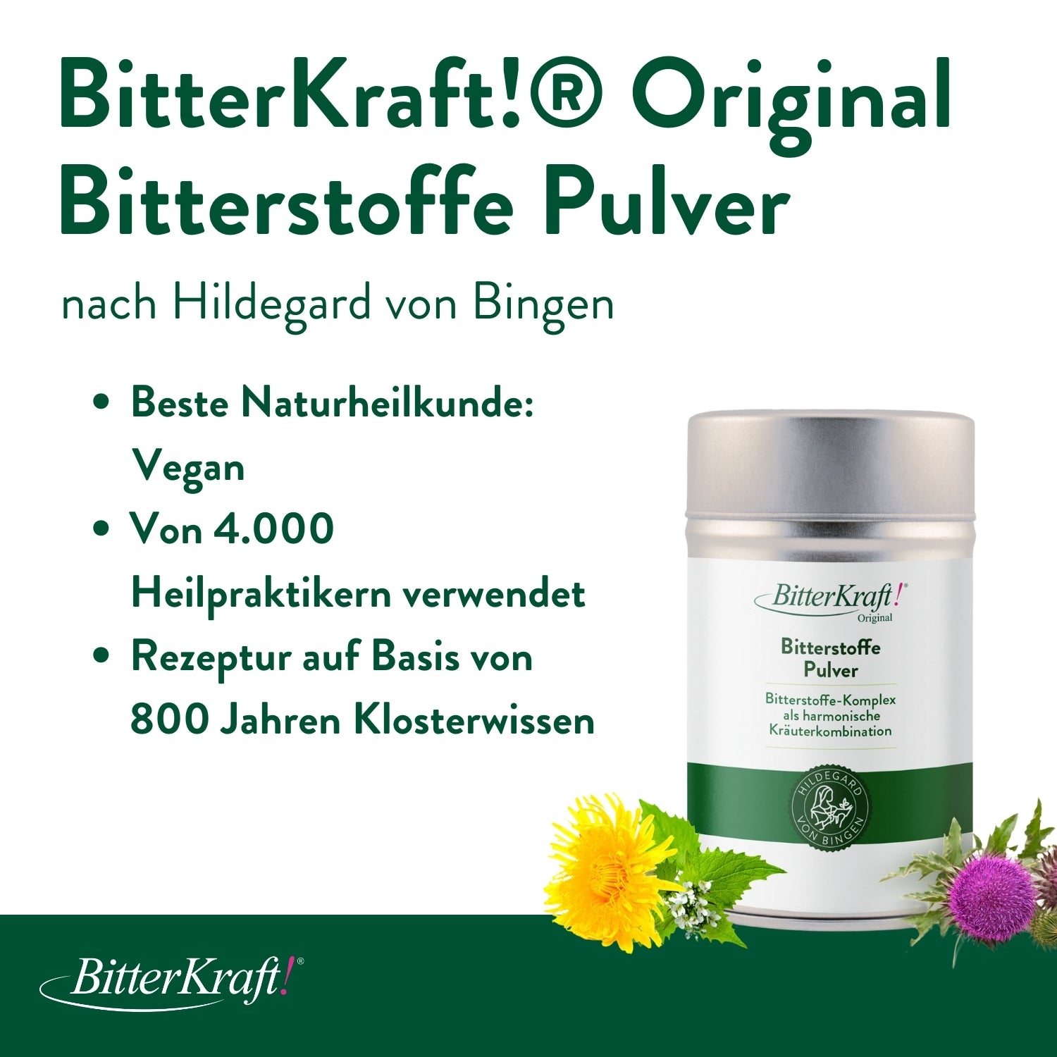 BitterKraft! Bitterstoffe Pulver 100g