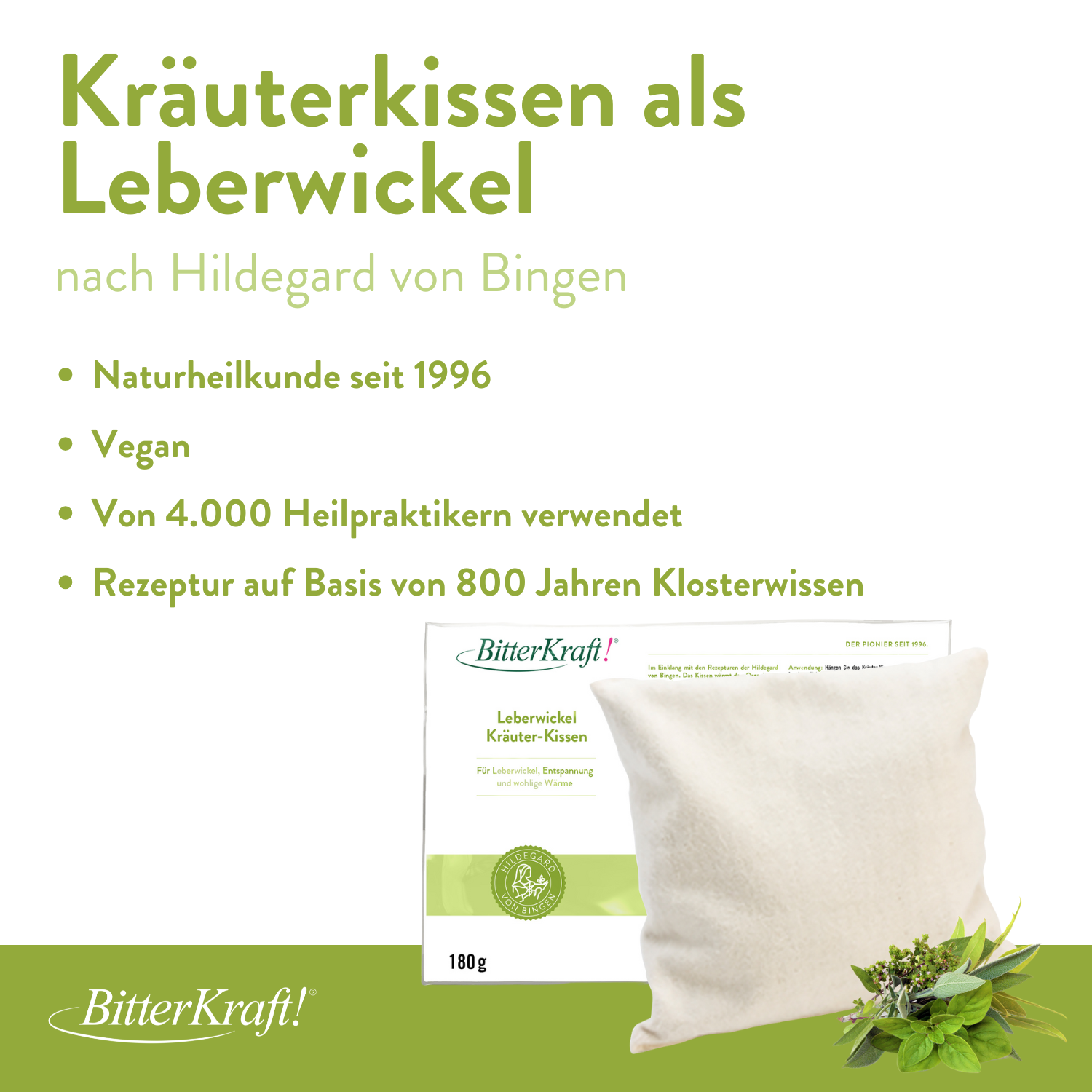 KräuterKissen für Leberwickel