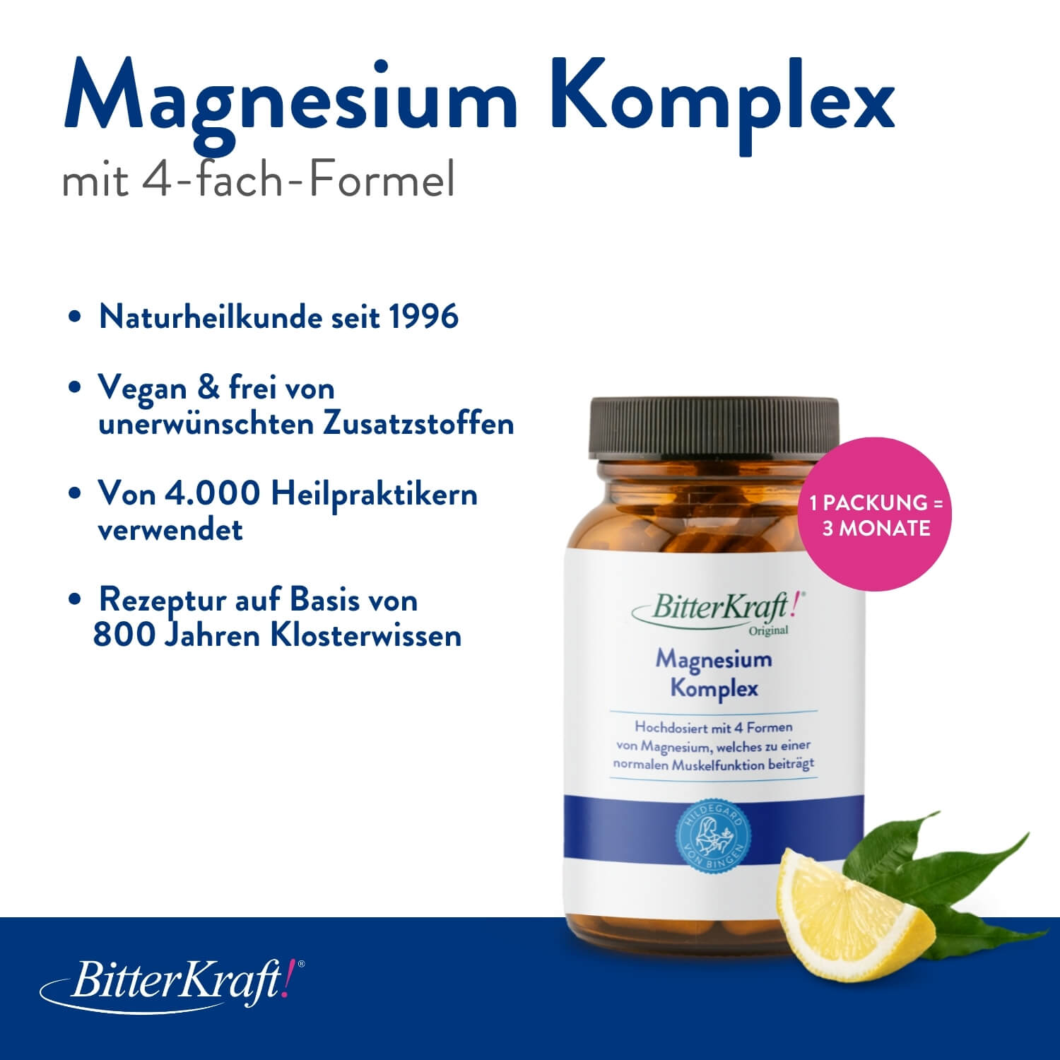 Bitterkraft Magnesium-Komplex