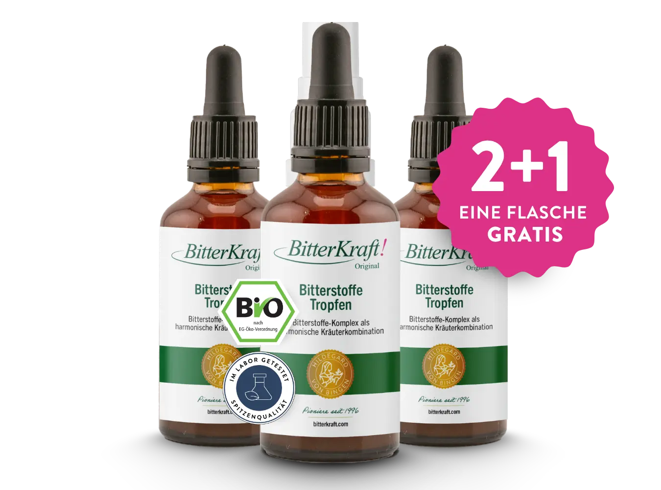 BitterKraft! Original Tropfen (BIO) 50ml mit Pipette