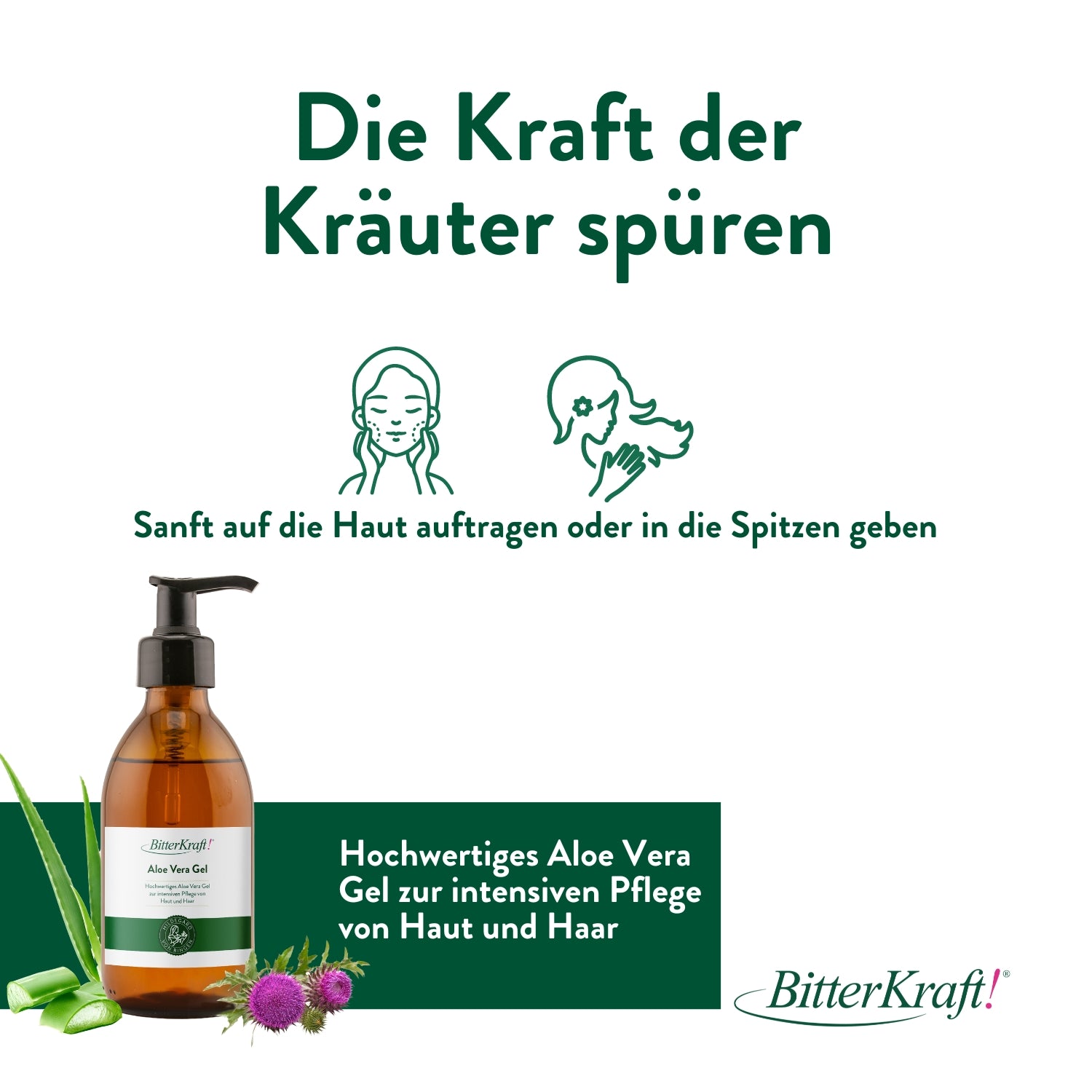 BitterKraft! Aloe Vera Gel 230ml