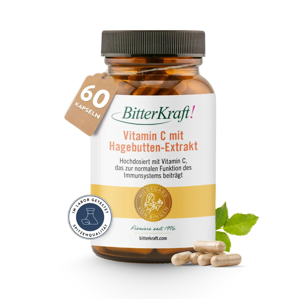 Vitamin C mit Hagebutten-Extrakt