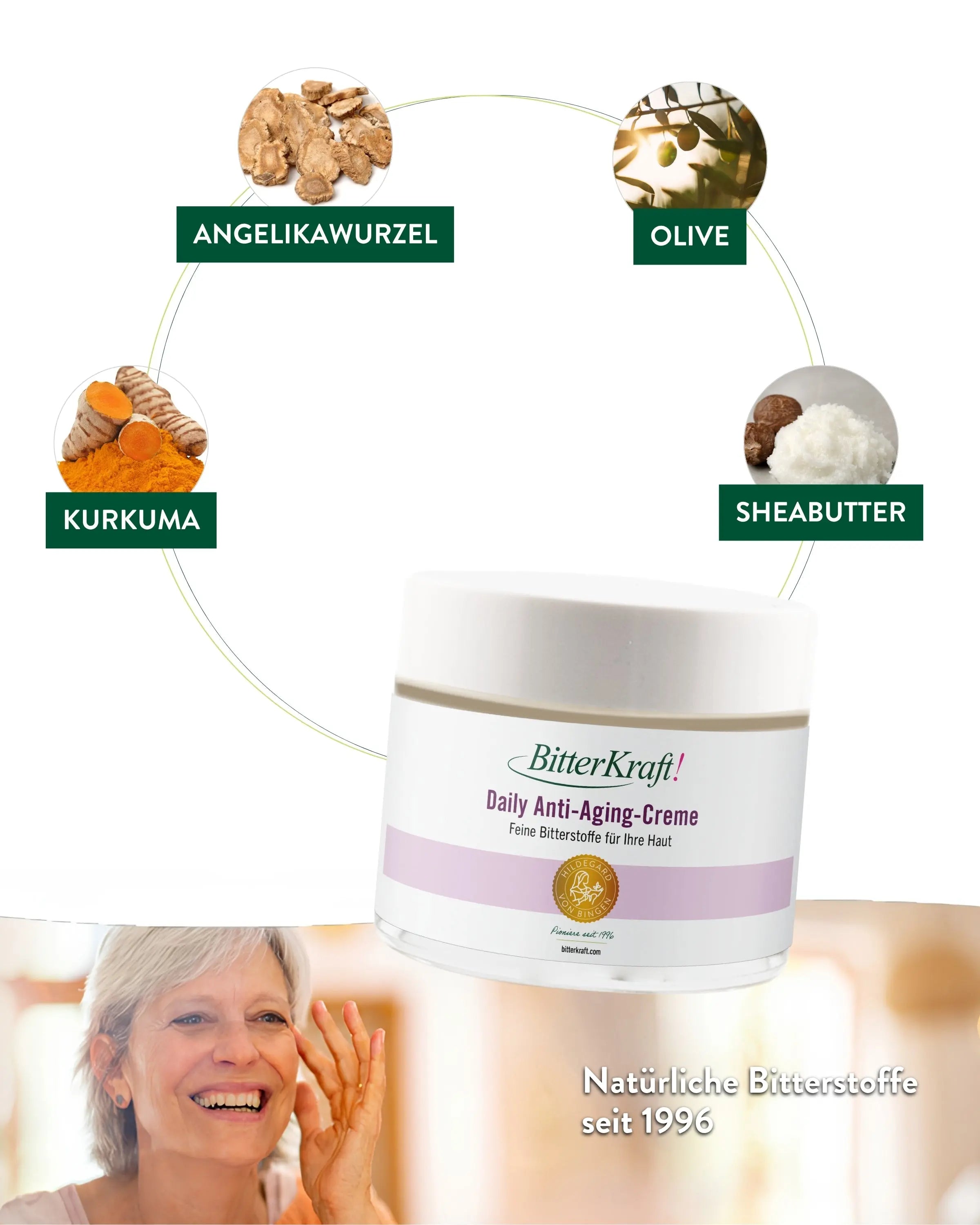 BitterKraft! Daily Anti Aging Creme Geburtstagspaket