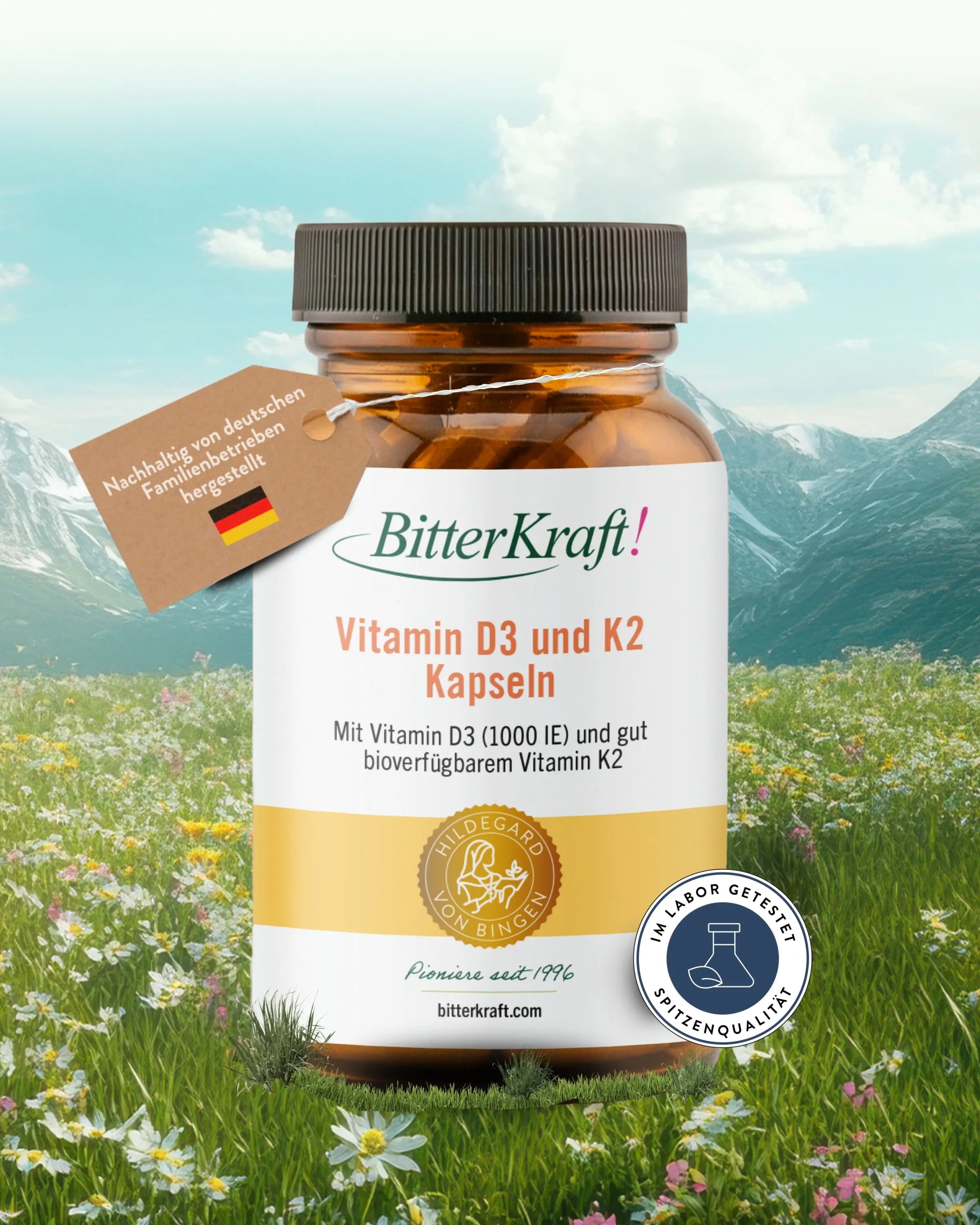 Bitterkraft Vitamin D3 und K2 Kapseln
